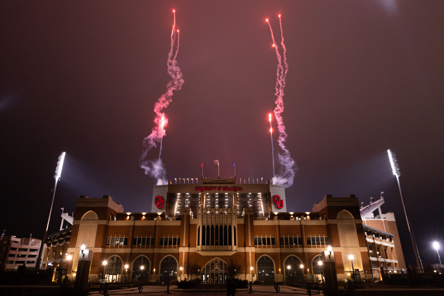 Stadium fireworks